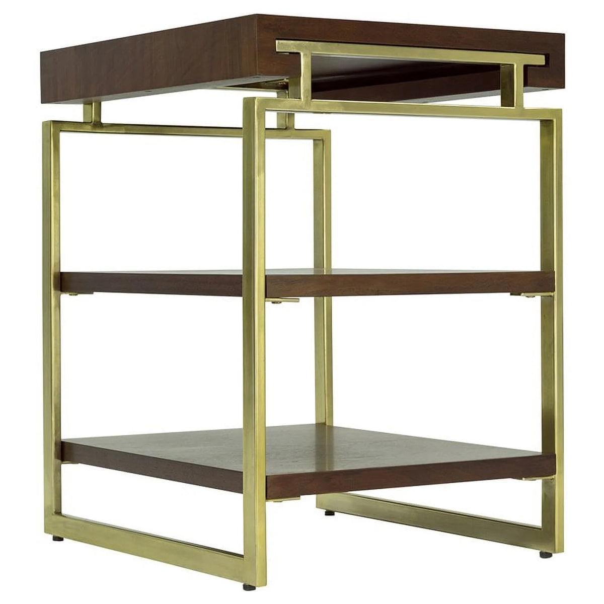 Chairside Table Rich Nut Brown D172