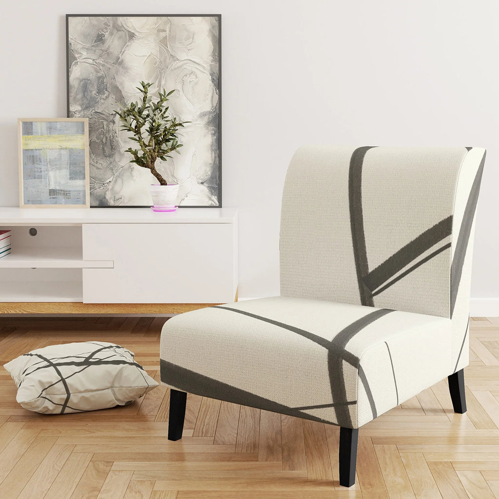 Black And White Upholstered Accent Chair G95169