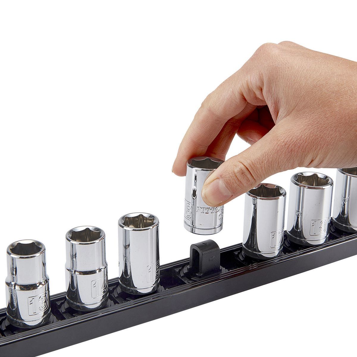 1/2 in. Magnetic Socket Rail with Twist Lock F6025