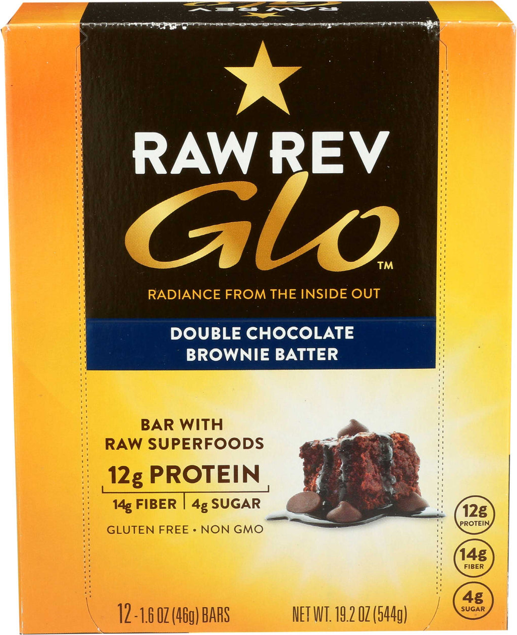12 Pc Double Chocolate Brownie Batter Protein Bar X5773
