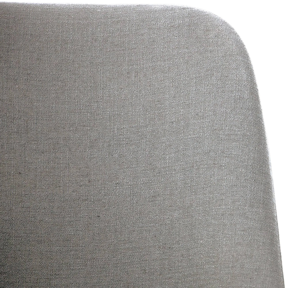Linen Rounded Back Dining Chair Gray J4630