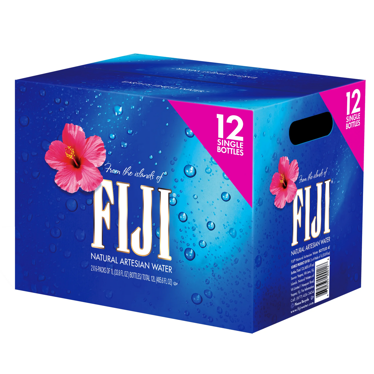 Natural Artesian Water, 33.8 Fl Oz, 12 Count Bottles Y73220