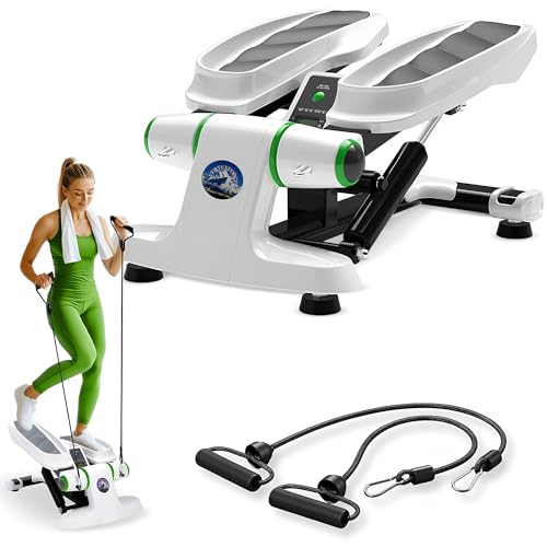 Adjustable Height Mini Stepper with Resistance Bands W24110