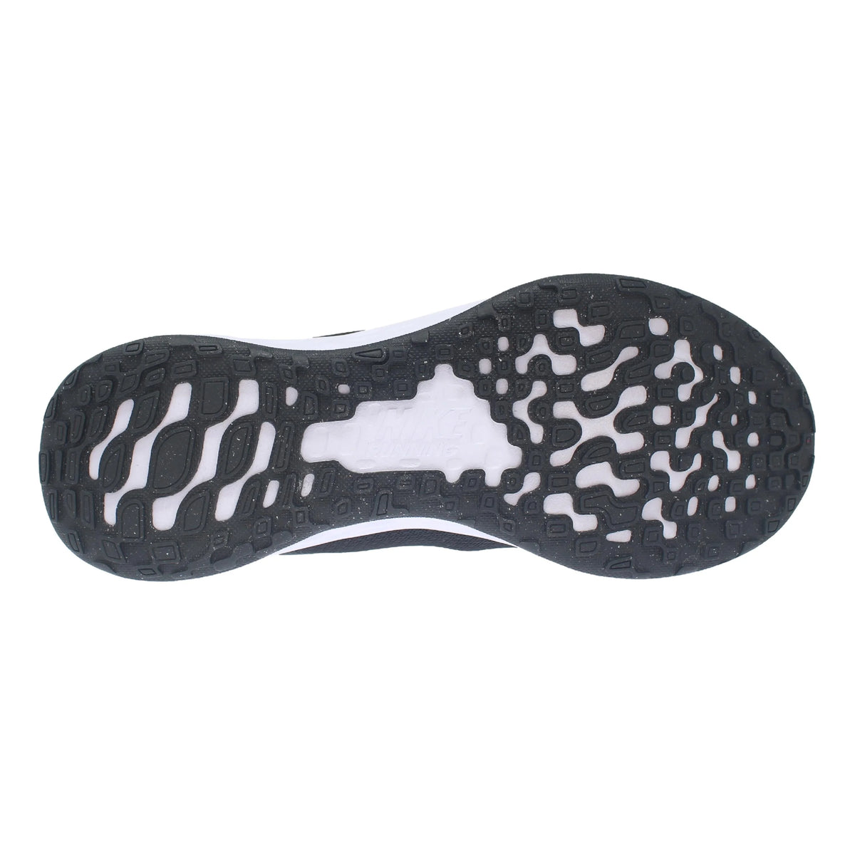 Black/White-Dark Smoke Grey Running Shoes X46638