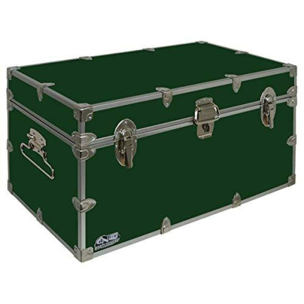 Dark Green Footlocker Trunk T2193