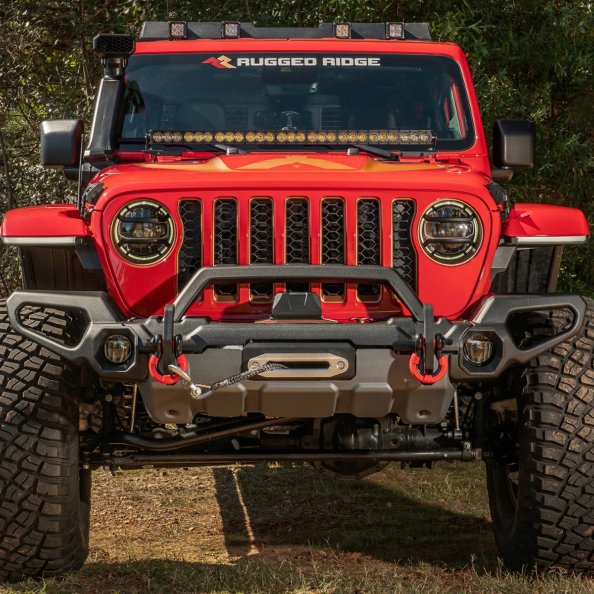 Venator Front Bumper with Overrider and Winch Tray I11770