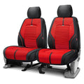 Red Seat Covers with Black Sides L41917