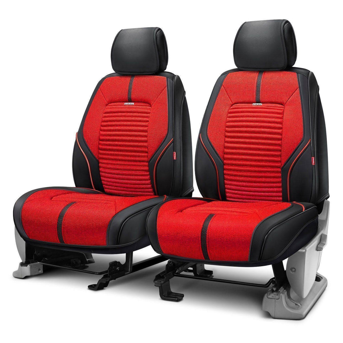 Red Seat Covers with Black Sides L41917