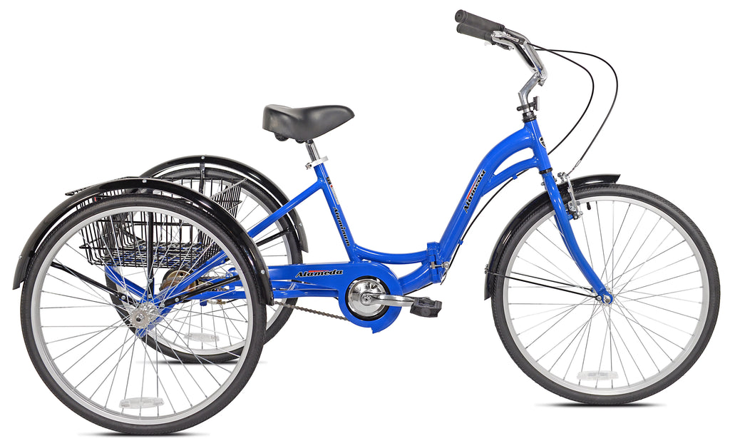 Blue Folding Adult Trike H132
