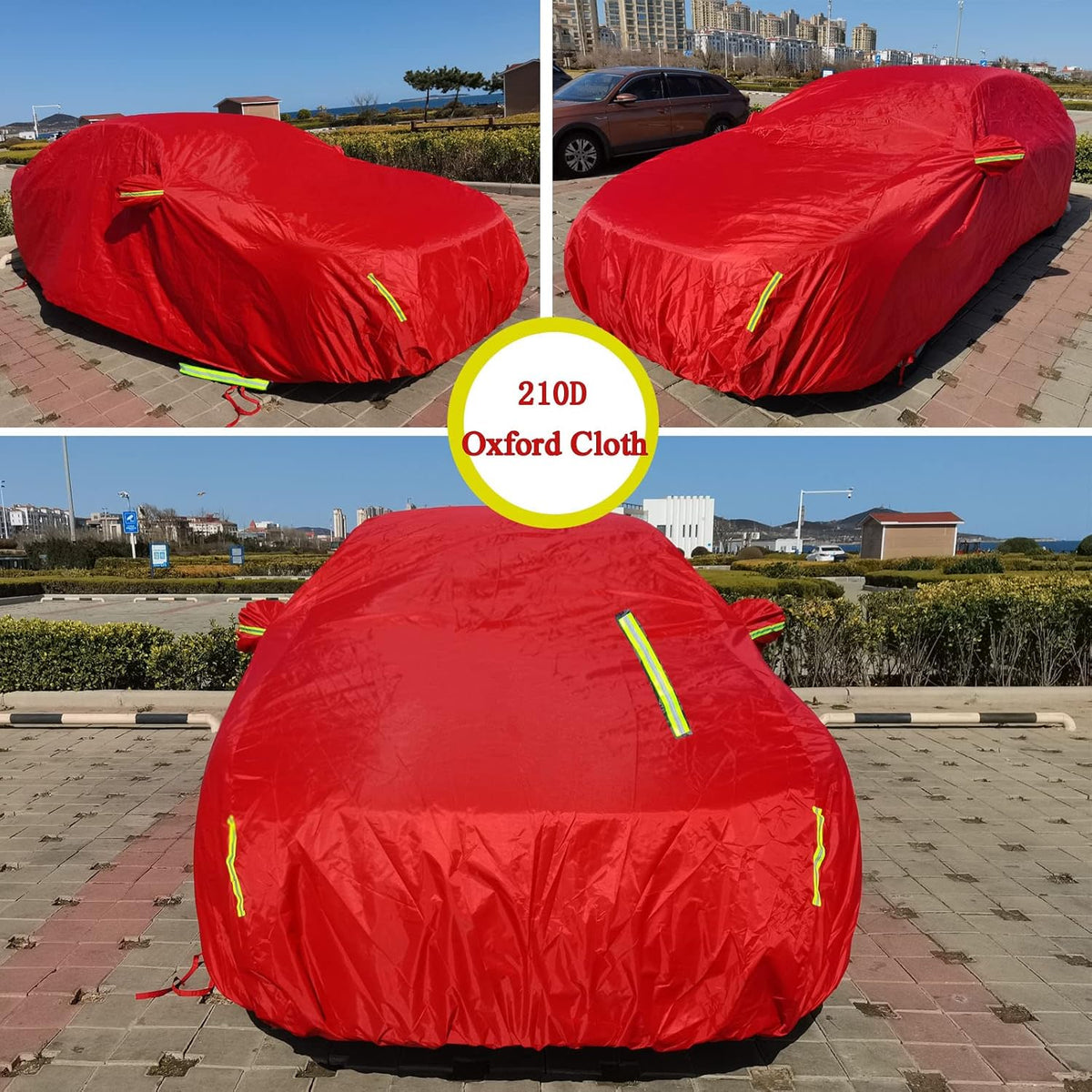Red Oxford Full Car Cover for Sedan R6180