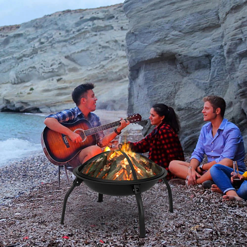 32 Wood Burning Square Fire Pit V619