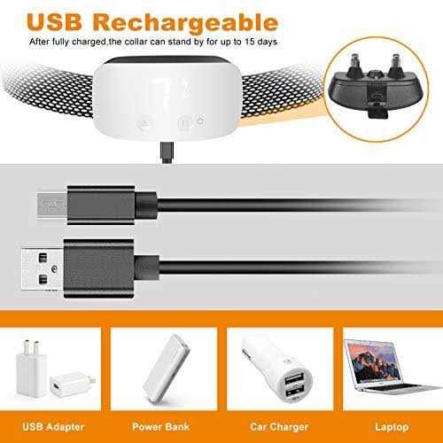 Rechargeable Anti Barking Training Collar A699886