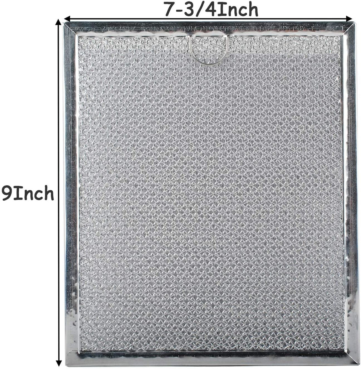 Microwave Grease Filters Aluminum 9'' by 7.75'' Pack of 2 V845