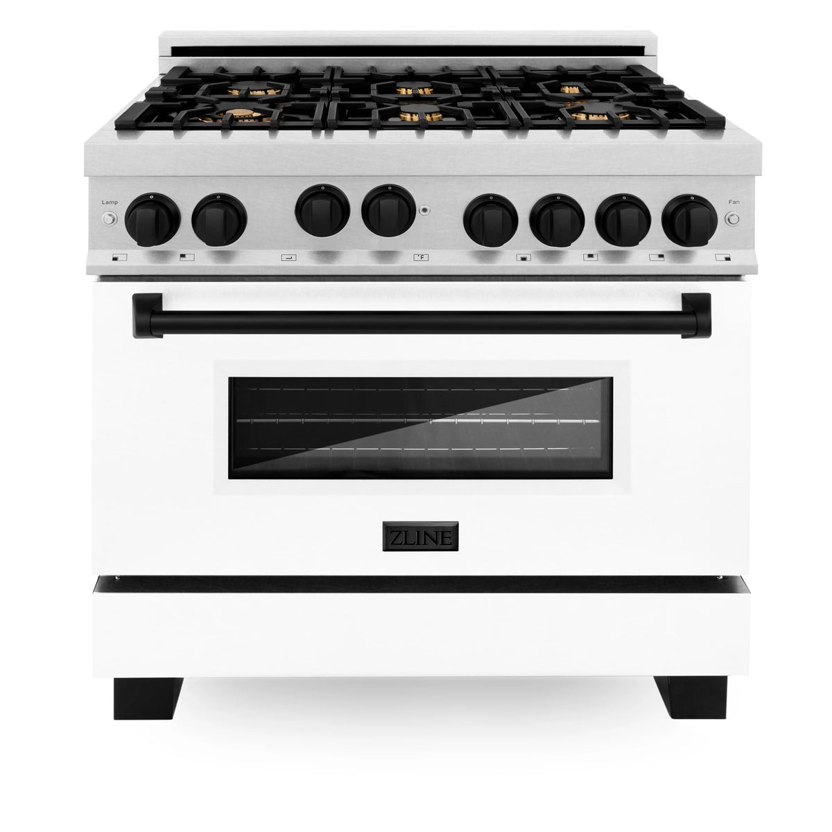 36 in. Gas Range with White Matte Door F2939