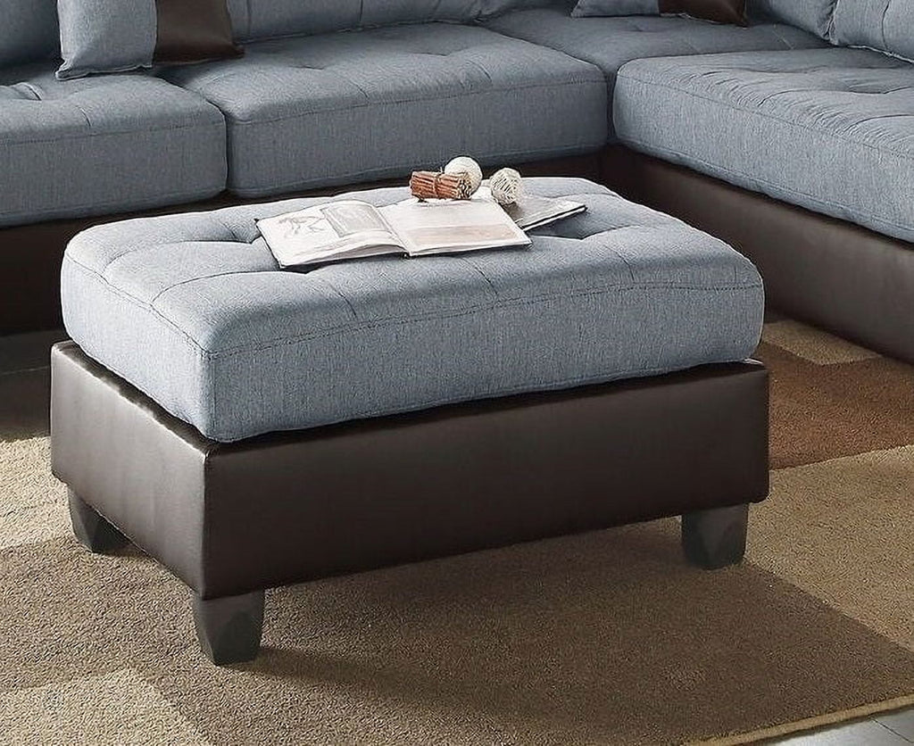 3pc Faux Leather Sectional Sofa Set H51237
