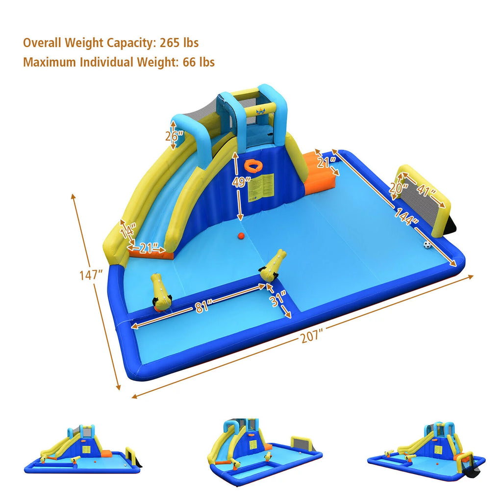 Inflatable Water Slide Bounce House Climbing Wall N7072