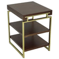 Chairside Table Rich Nut Brown D172