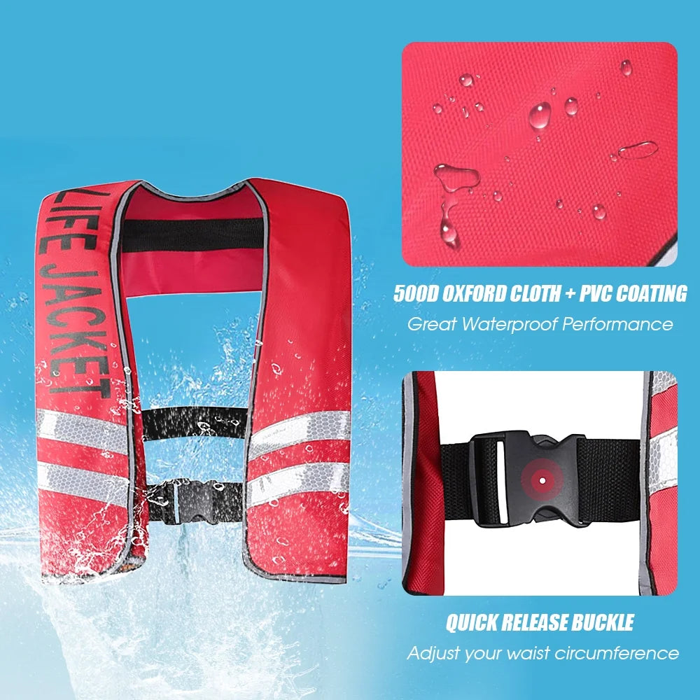 Adult Safety Float Suit for Water Sports Survival Jacket Q212