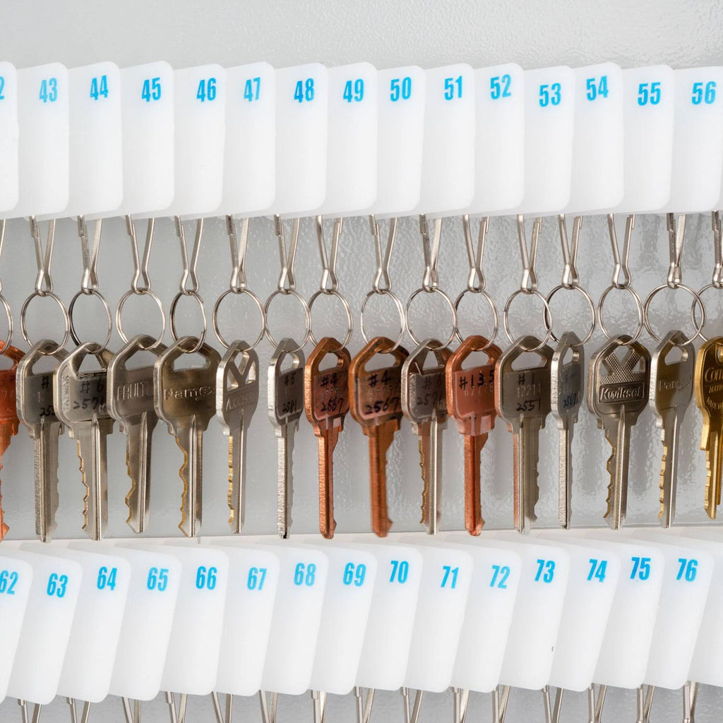 Steel Key Cabinet with 160 Hooks, Gray R275