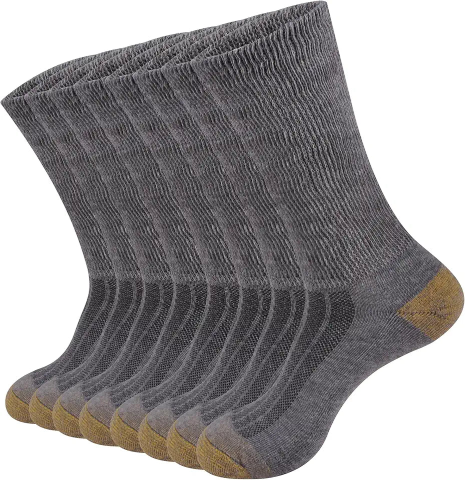 Cotton Crew Length Diabetic Socks K364