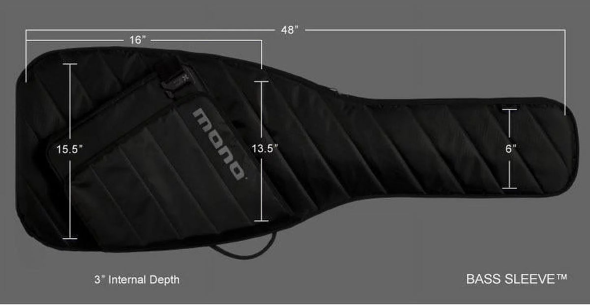 Black Bass Guitar Case W586149