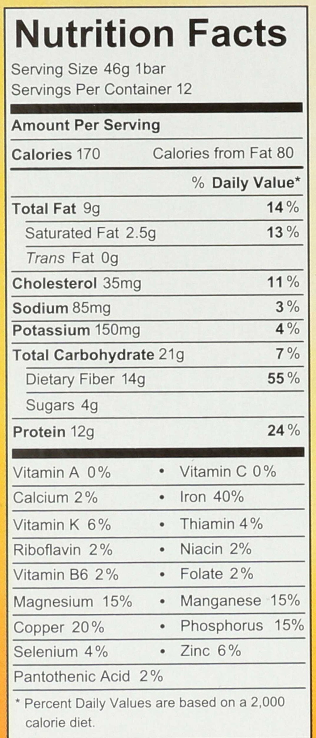 12 Pc Double Chocolate Brownie Batter Protein Bar X5773