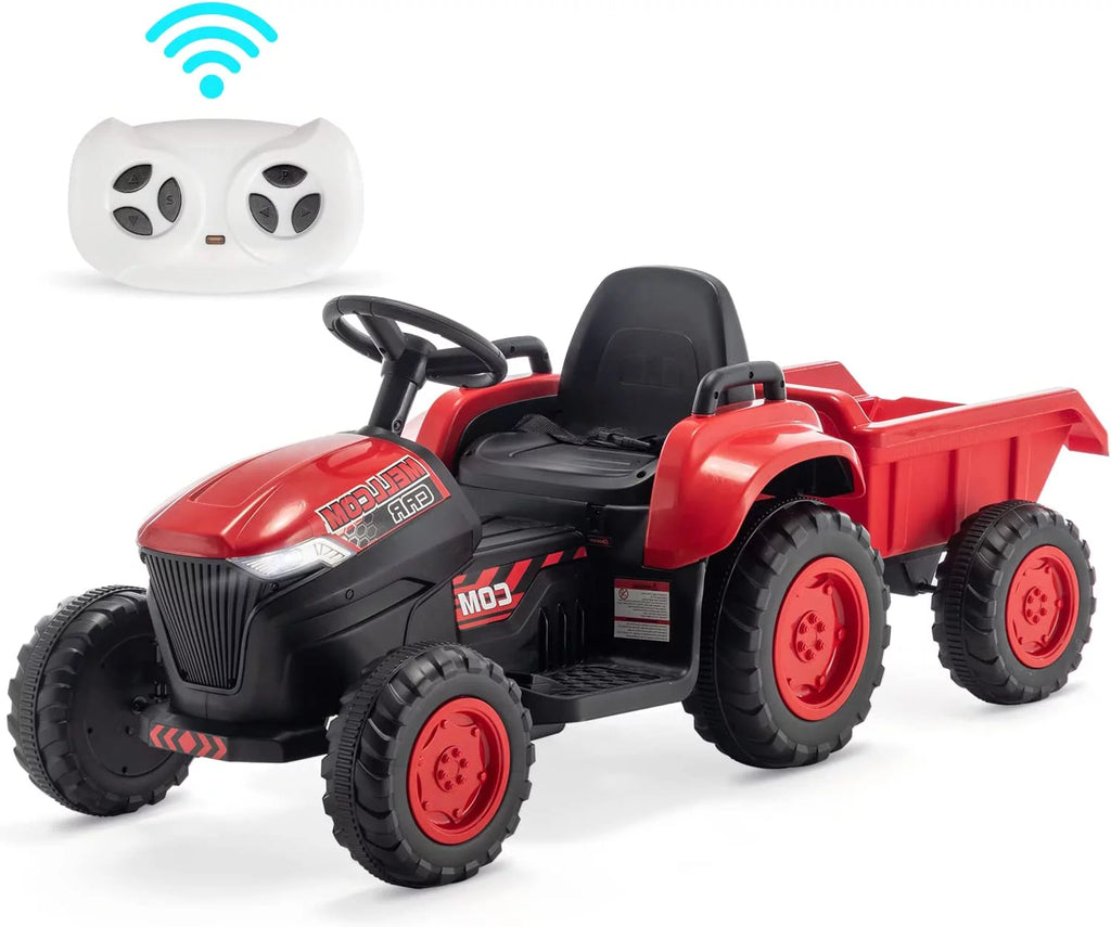 12V Battery Powered Kids Ride on Tractor with Remote Control S713802