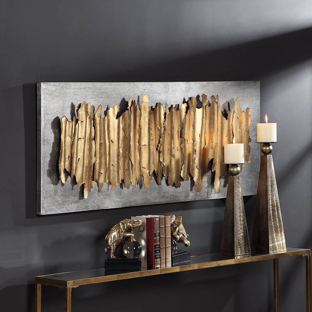 Gold Metal Wall Decor H8494