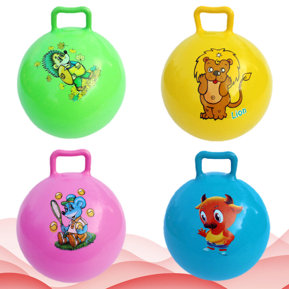 4pcs Inflatable Exercise Ball Jumping Ball Fitness Balance Toy M272277