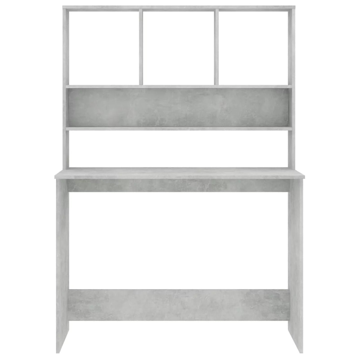 Desk with Shelves Concrete Gray B7591