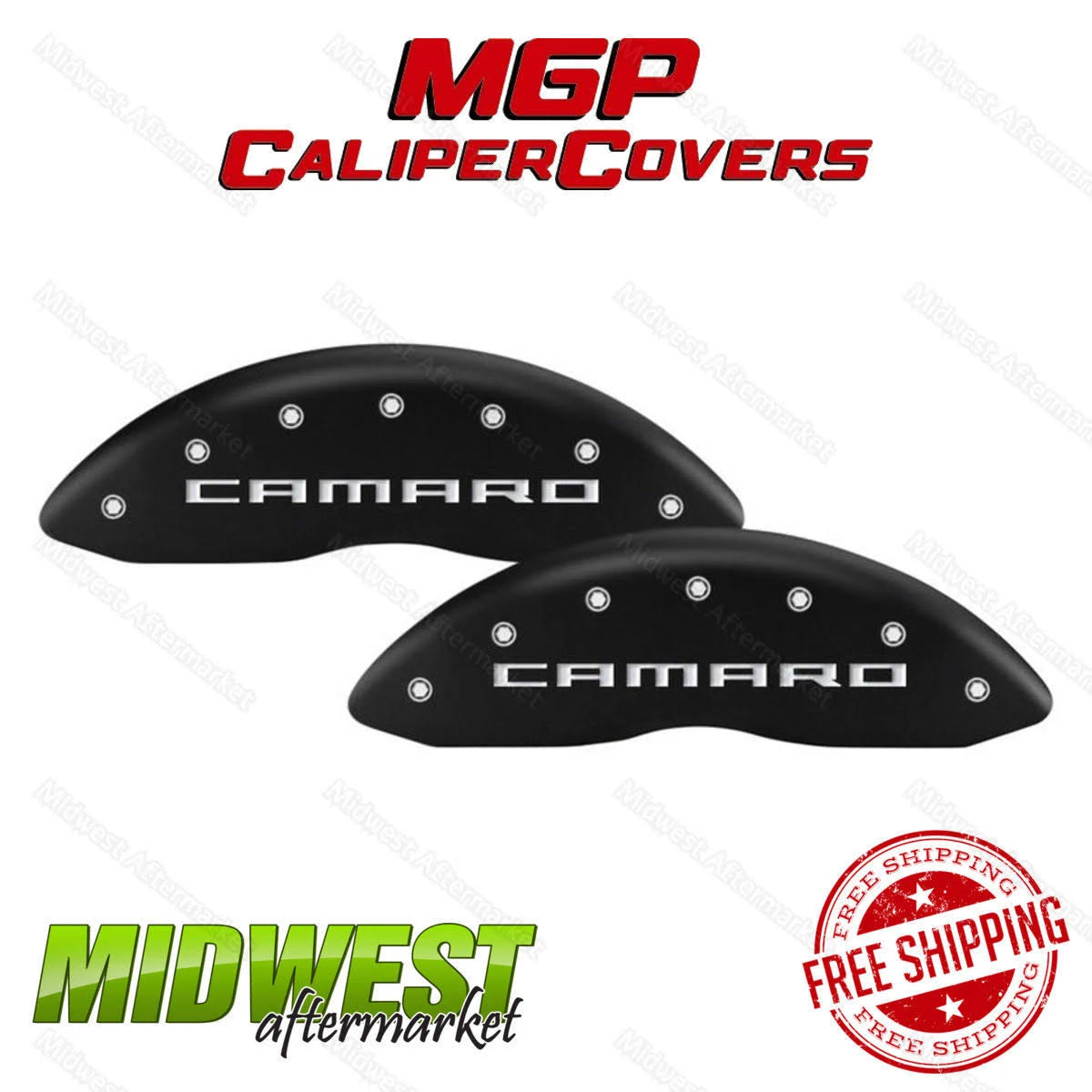 Matte Black Powder Coat Finish Caliper Covers O13936