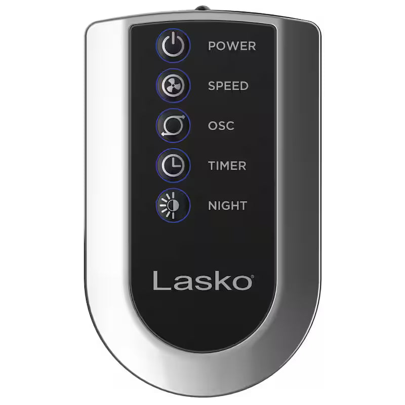 48 in. 4 Speed Silver Oscillating Tower Fan with Timer and Remote Control K994970