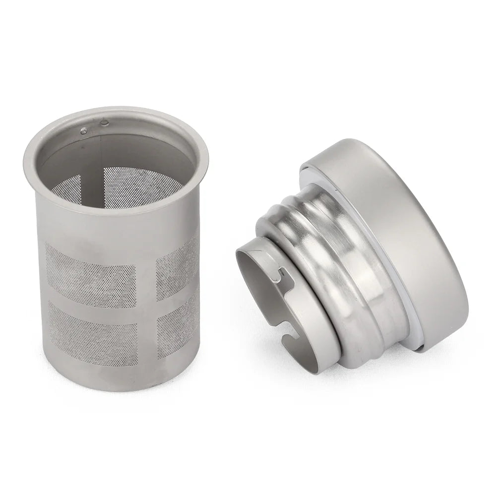 1.5L Titanium Water Bottle with Strainer and Sleeve L55673