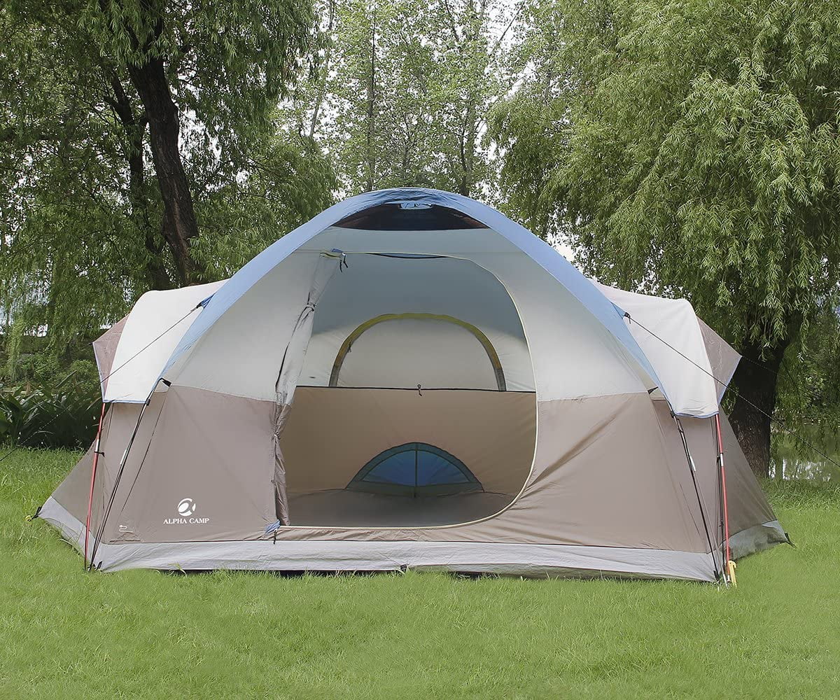 14' x 10' 6 Person Pop up Dome Tent with Carry Bag E8216