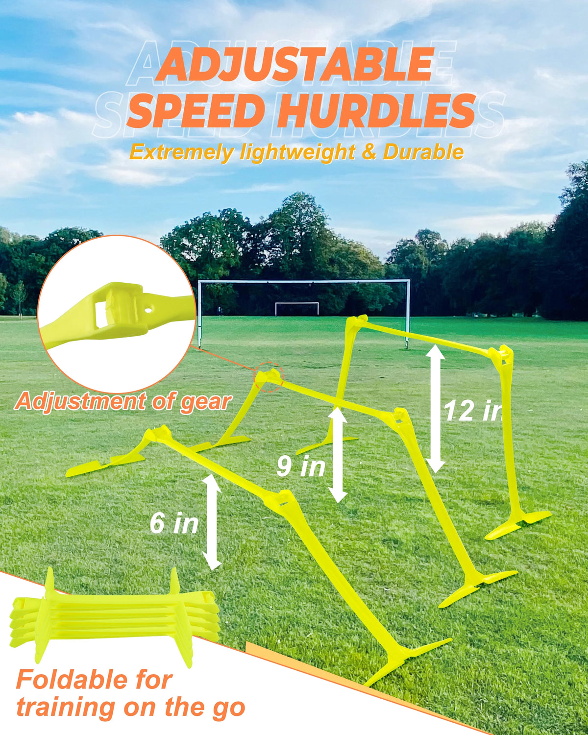 20ft Sports Agility Ladder with Cones, Hurdles, Resistance Bands, Jump Rope U619822