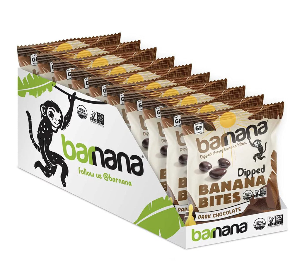 Organic Dark Chocolate Banana Bites 1.4 oz Pack of 12 Z797