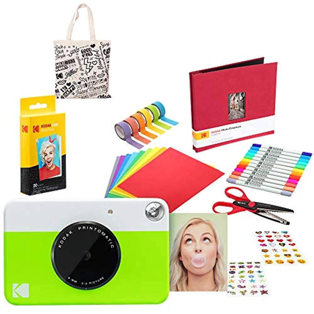 Green Instant Print Camera L7335