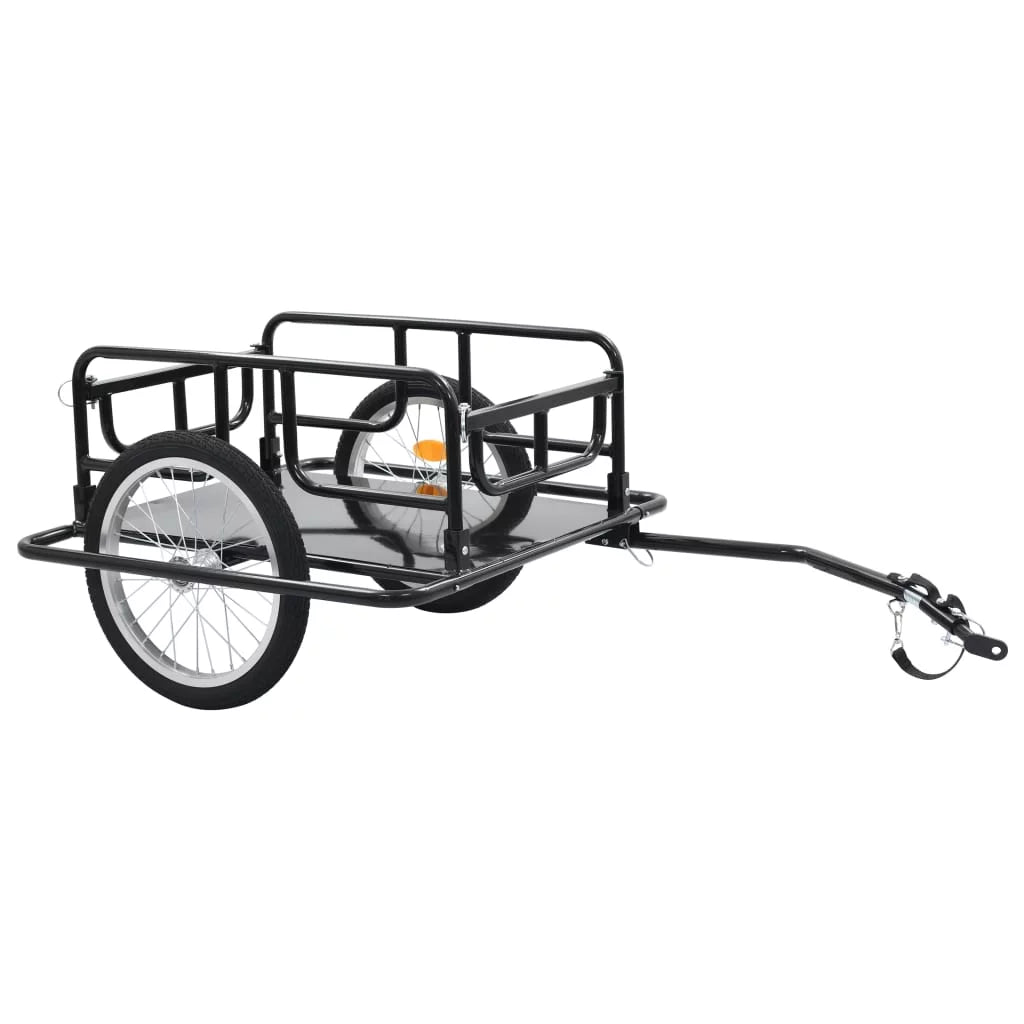 Bike Cargo Trailer Steel Black F725