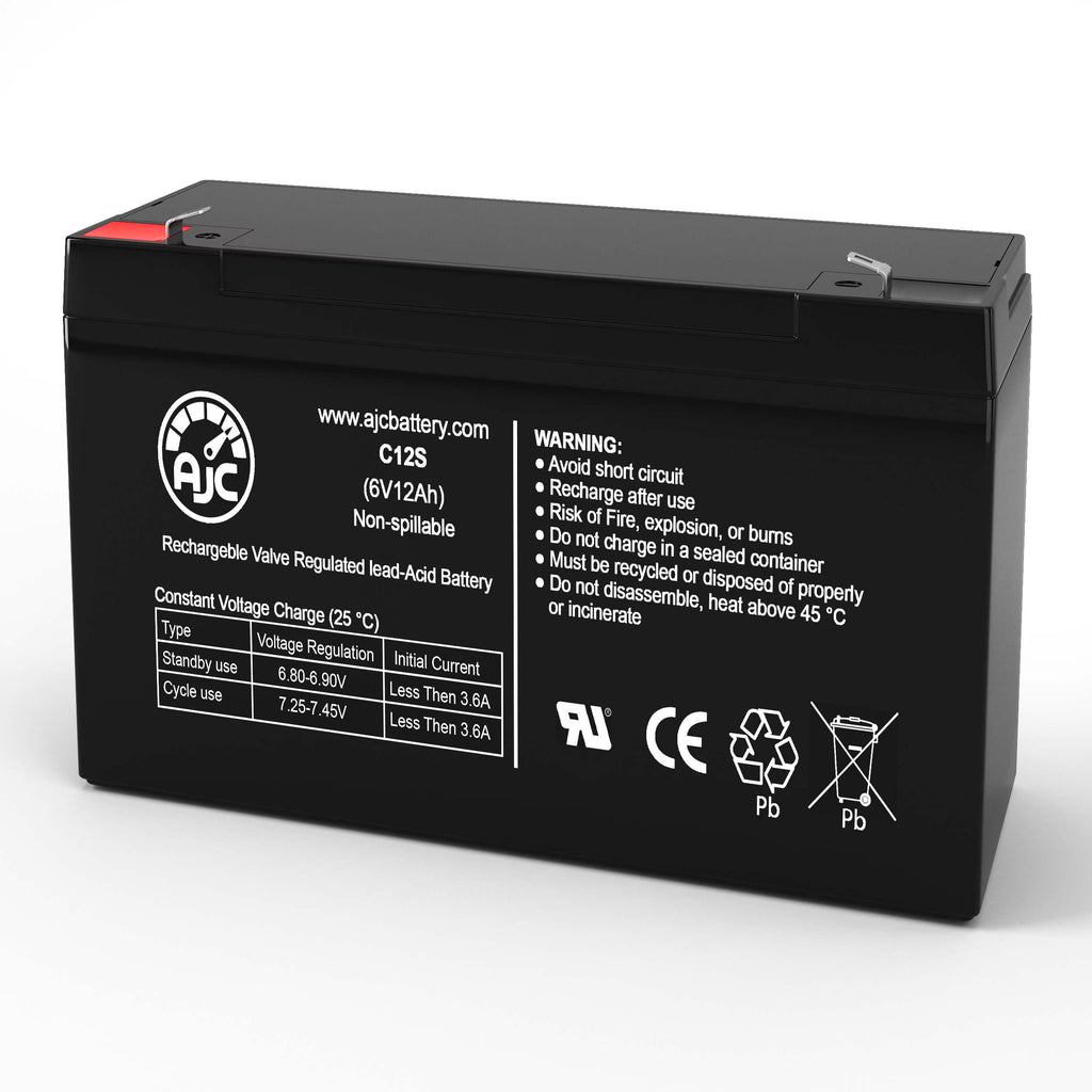 6V 12Ah Emergency Light Battery P971098