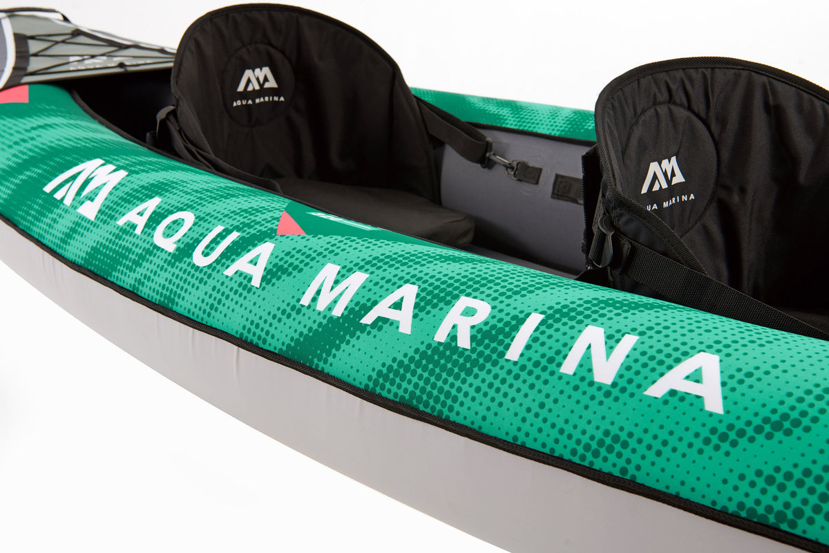 Inflatable Kayak Package with Carry Bag, Paddle, Fin, Pump & Safety Harness K255