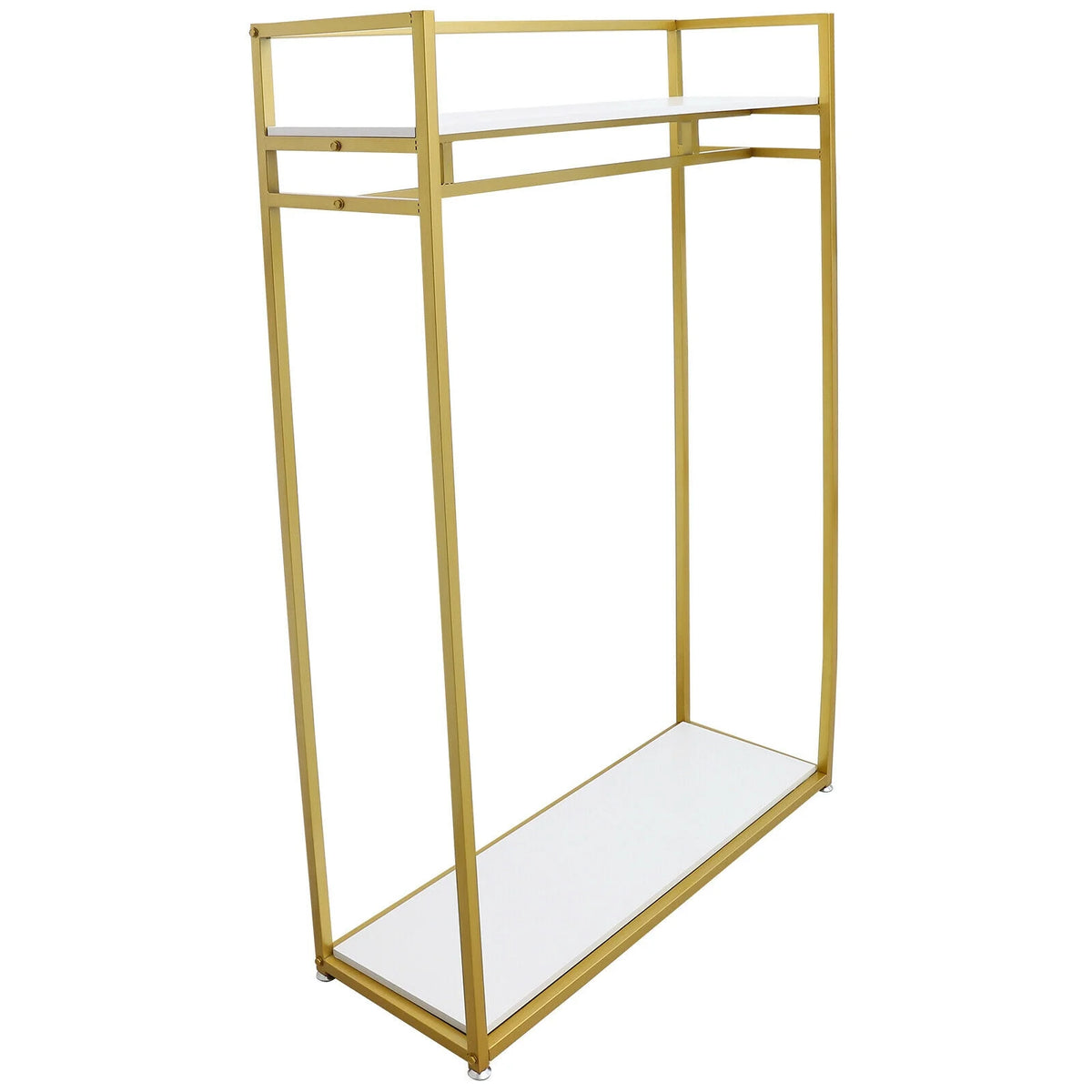 Gold Metal Clothes Rack Q508