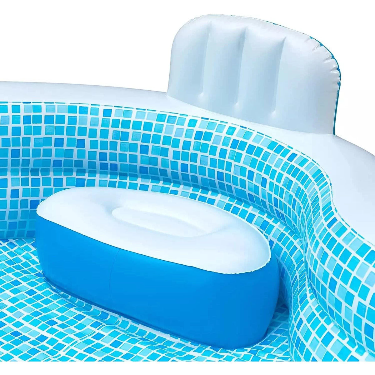 10 Feet Long Inflatable Pool with 2 Seats V349208