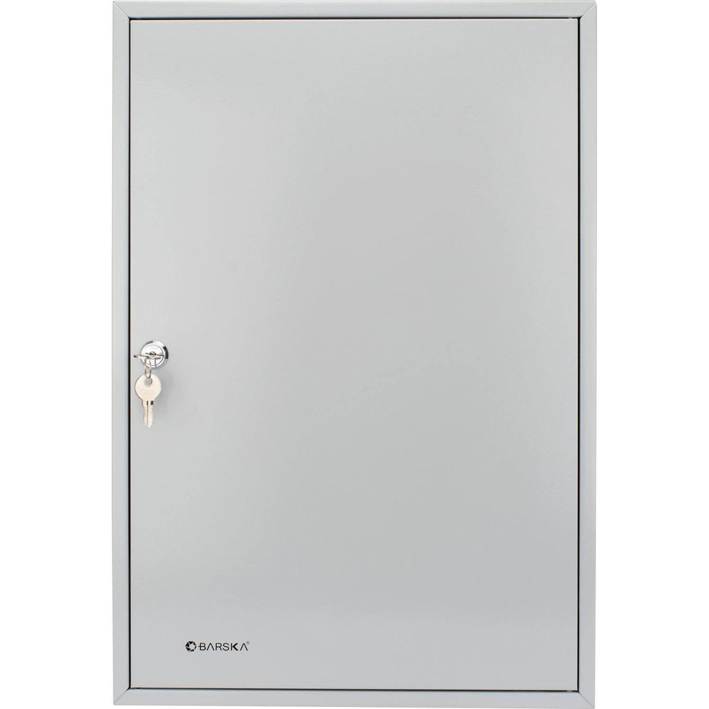 Steel Key Cabinet with 160 Hooks, Gray R275
