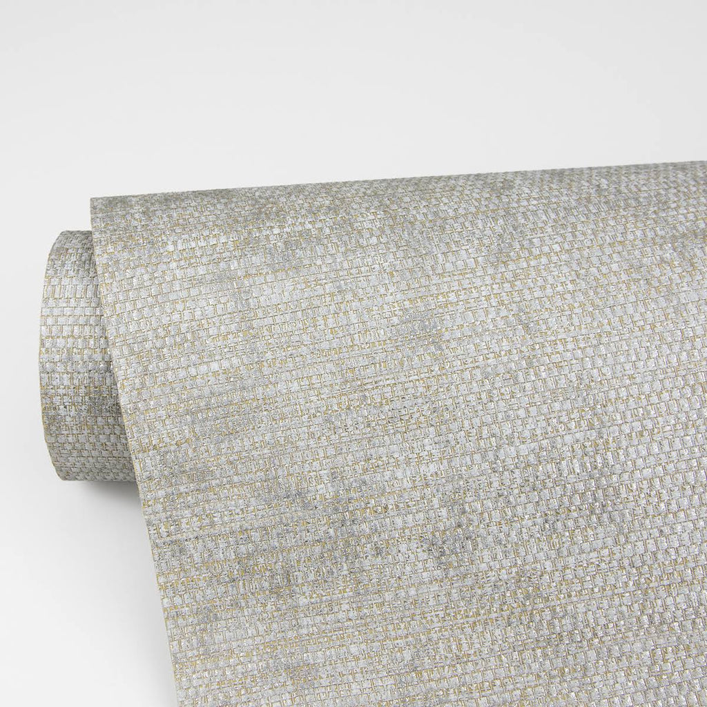 Silver Grasscloth Wallpaper M77991