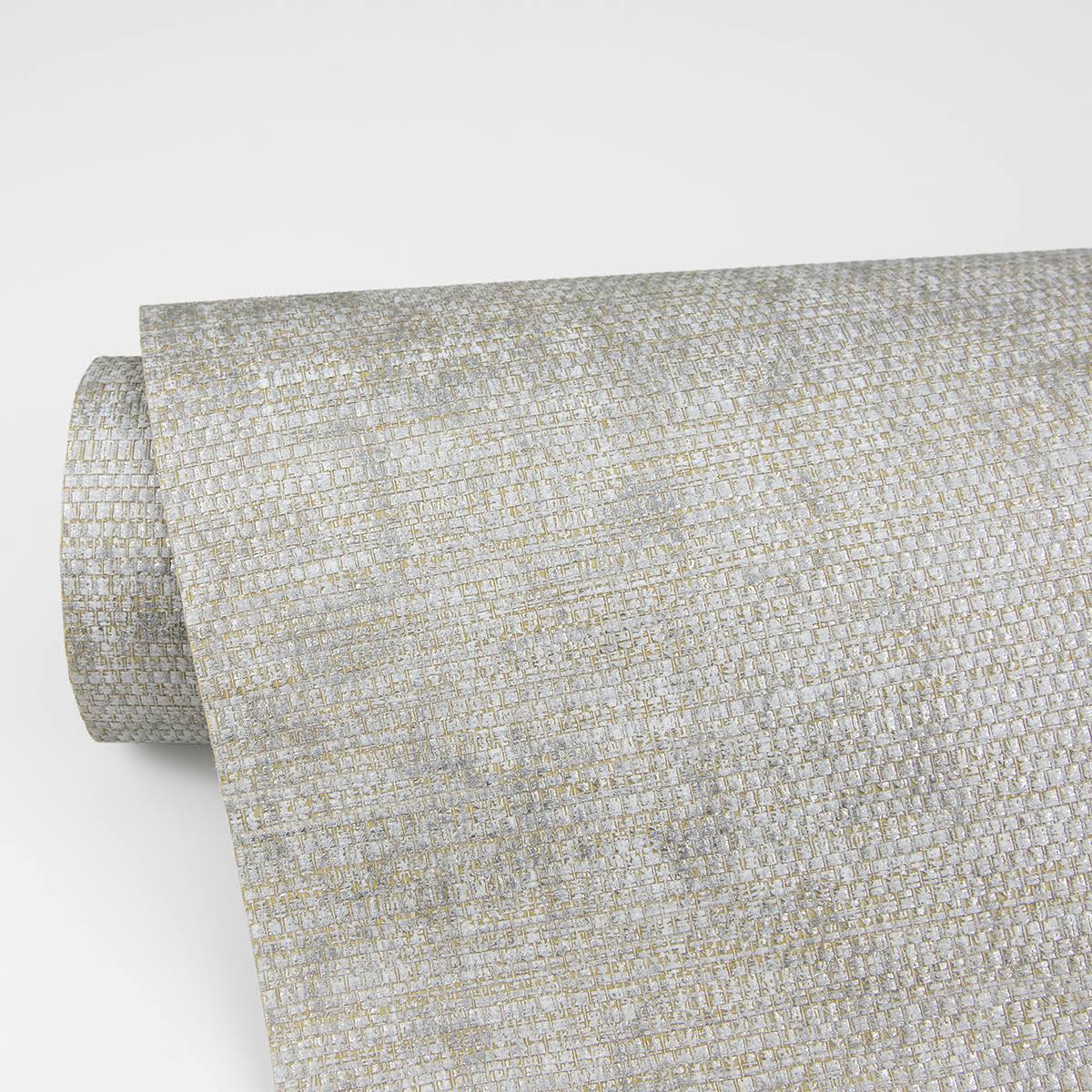 Silver Grasscloth Wallpaper M77991