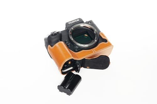 Black Leather Camera Case with Hand Strap K233726