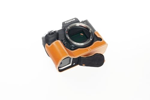 Black Leather Camera Case with Hand Strap K233726