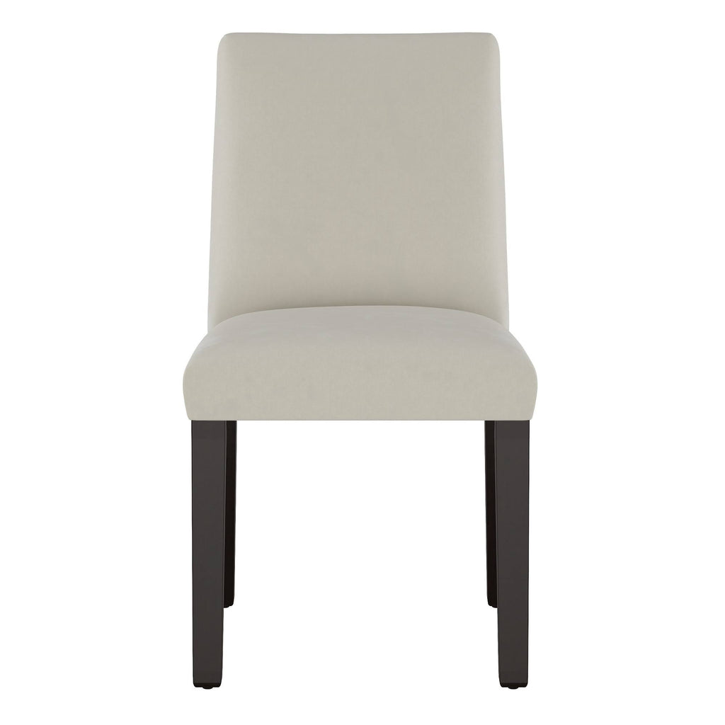 Light Gray Velvet Dining Chair Z877