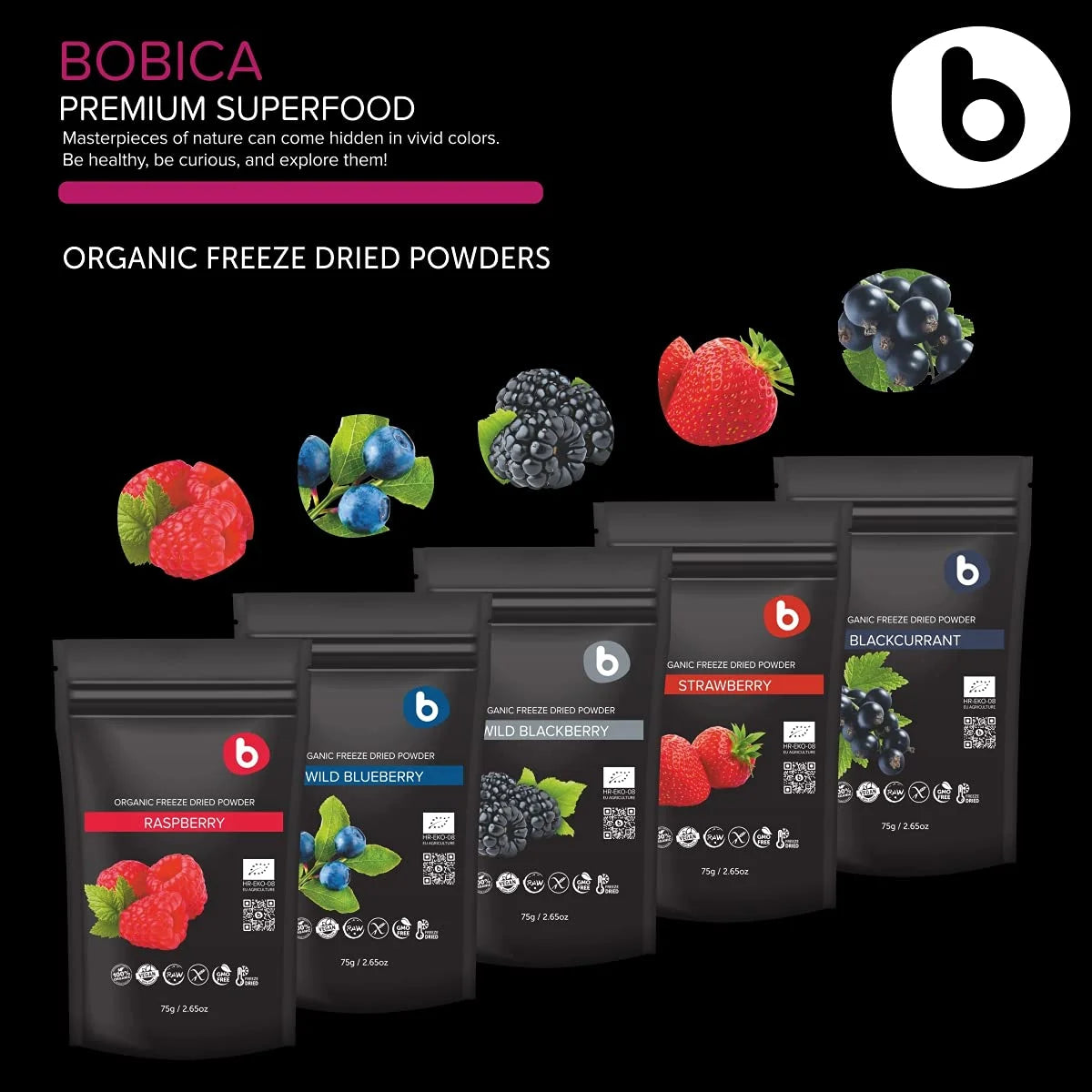Organic Aronia Berry Powder 1lb B8993