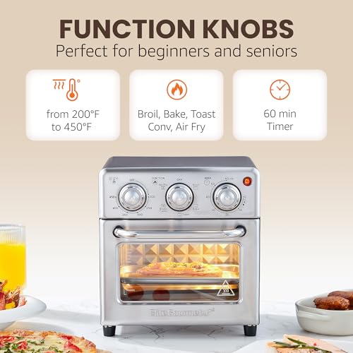 8.5Qt. Air Fryer Oven with Convection, Stainless Steel R685